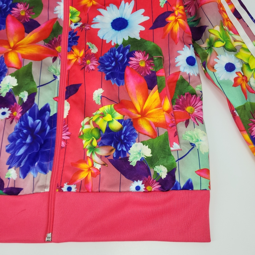 Adidas Floral Athletic Jacket - Picture 5 of 7
